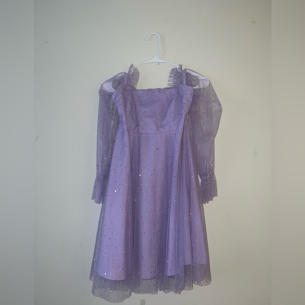Double Crazy Purple Dress